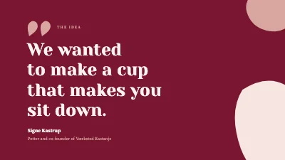 Page 2 of Product launch — new cup series