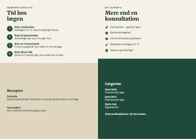 Side 2 af Lægehus: praktisk information