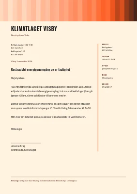 Brevpapper — klimatgrupp
