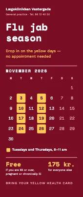Clinic roll-up — flu jab days