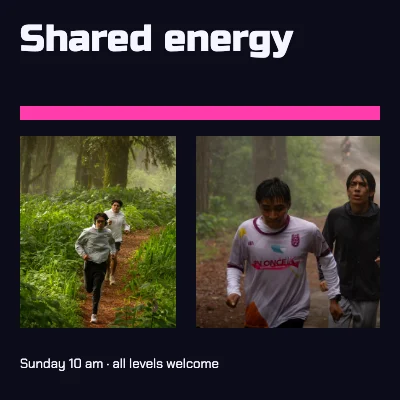 Shared energy · neon diptych