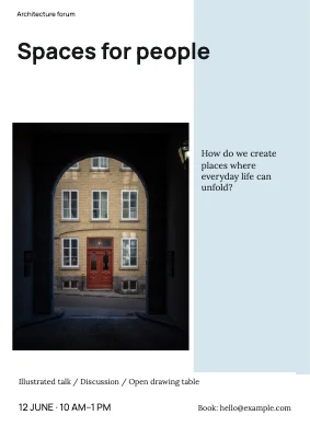 Spaces for people