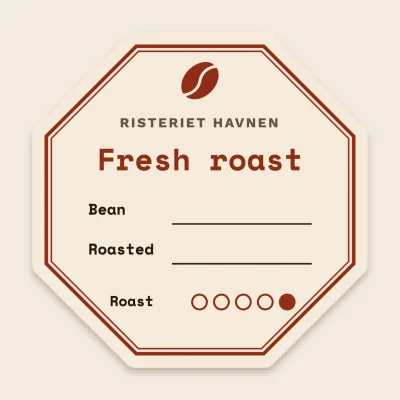 Roast date for the coffee bag