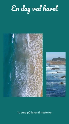 En dag ved havet · kystskrift
