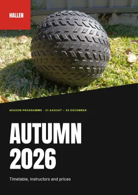 Season programme for a fitness centre – 32 pages