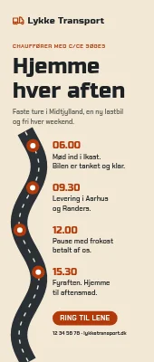 Roll-up til vognmand — chauffører søges