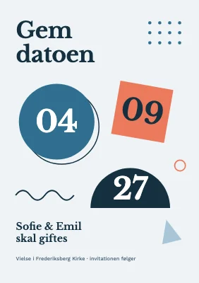 Gem datoen — dato i Memphis-figurer