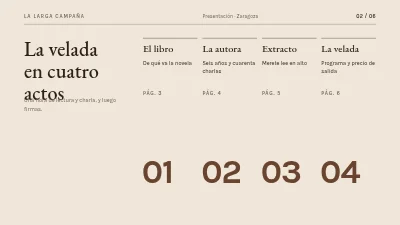 Página 2 de Presentación de libro — nueva novela