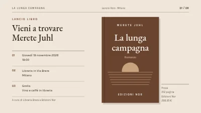 Pagina 1 di Presentazione del libro — nuovo romanzo