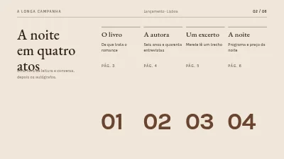 Página 2 de Lançamento de livro — novo romance