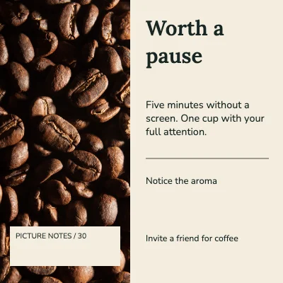Worth a pause · Two columns