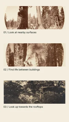 Page 2 of A city in three layers · Lower masthead