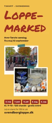 Roll-up til loppemarked — hver første søndag