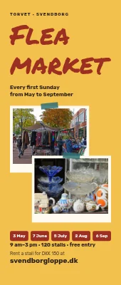 Flea market roll-up — every first Sunday
