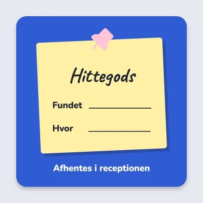 Hittegods på gul seddel