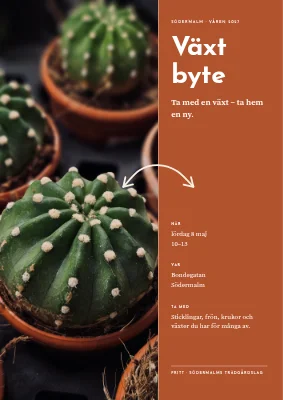 Växtbyte — ta med en, ta en