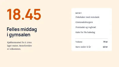 Side 5 av Skolefest — kveldens program