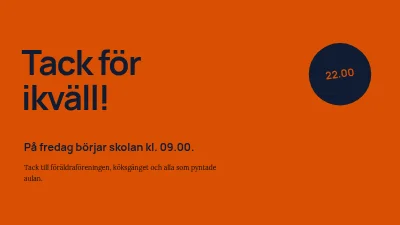 Sida 8 av Skolfest — kvällens program