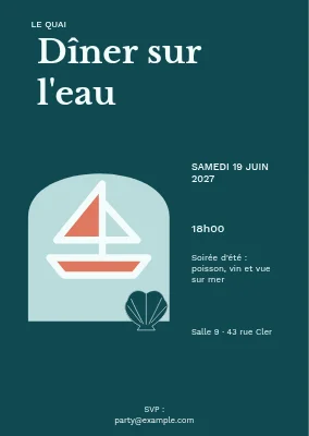 Dîner au bord de l'eau