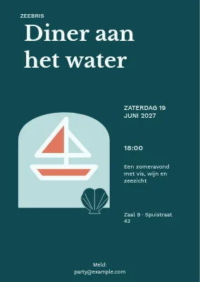 Diner aan het water