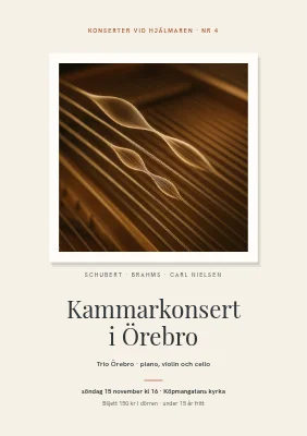 Kammarkonsert — pianotrio