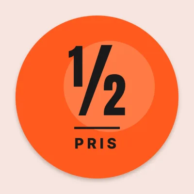 Halv pris