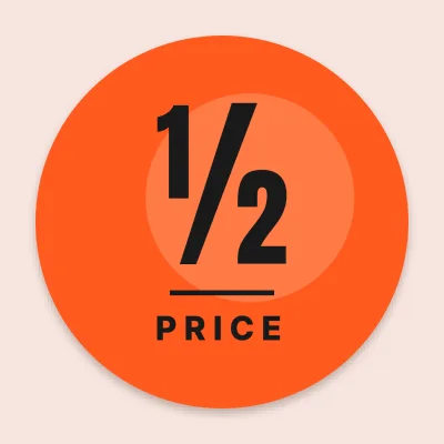 Half price