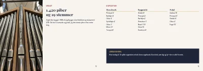 Side 12–13 af Program for kirkekoncerter – 16 sider