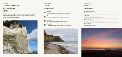 Página 2 de Holiday guide to a coastal town