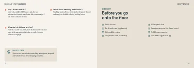 الصفحات 22–23 من Staff handbook for a mid-size company – 64 pages