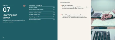 الصفحات 32–33 من Staff handbook for a mid-size company – 64 pages