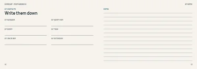 الصفحات 58–59 من Staff handbook for a mid-size company – 64 pages
