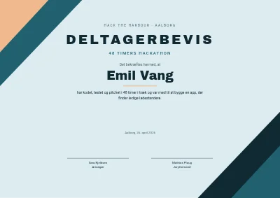 Deltagerbevis — hackathon
