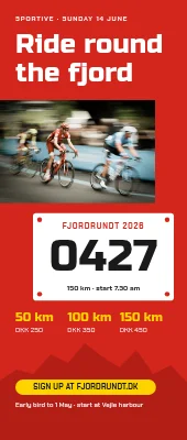 Cycling race roll-up — entries are open