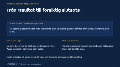 Sida 4 av Ett nyhetsbrev med riktning