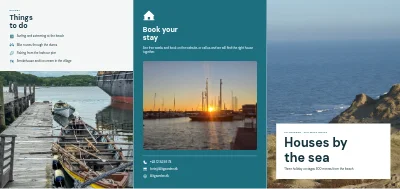 Holiday cottages on the west coast