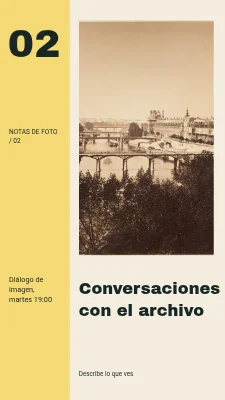 Conversaciones con el archivo · Índice grande