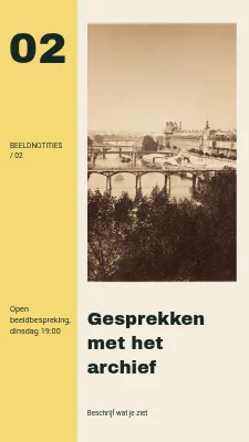 Gesprekken met het archief · Grote index