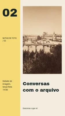 Conversas com o arquivo · Índice grande