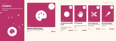 Pages 14–15 of Christmas catalogue for a toy shop – 32 pages
