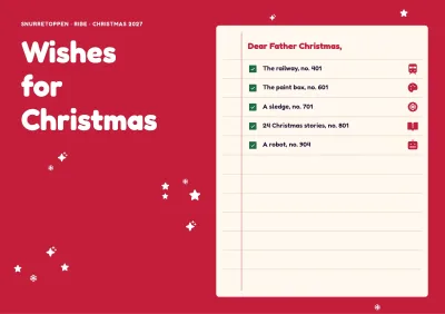 Christmas catalogue for a toy shop – 32 pages