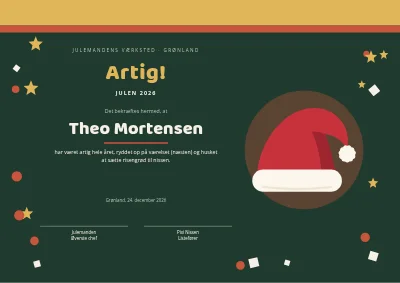 Julemandens artige-liste