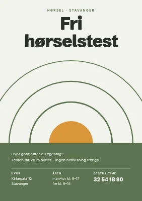 Gratis hørselstest — hørselsklinikk