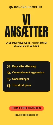 Roll-up til jobmesse — vi ansætter