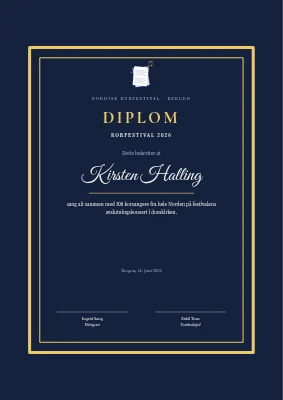Deltakerbevis — korstevne