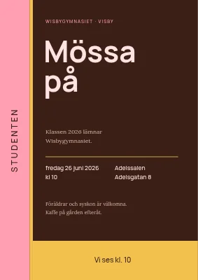 Studenten — mössorna på, Amager