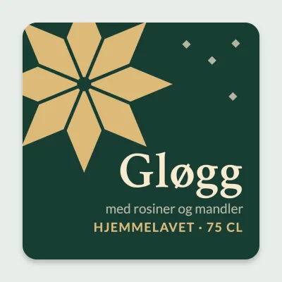 Gløgg med nordisk stjerne