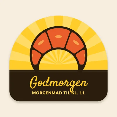 Godmorgen-croissanten