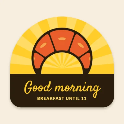 The good morning croissant