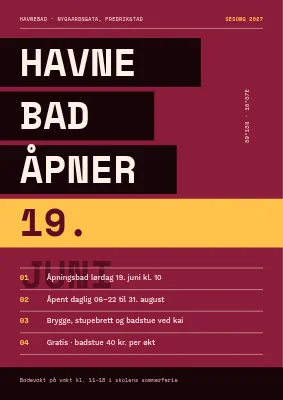 Havnebadet åpner — Klitmøller